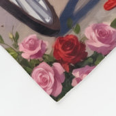 Couverture Polaire Bouledogue français Saint-Valentin (Coin)