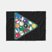 Couverture Polaire Boules de billard étirées (Devant (Horizontal))