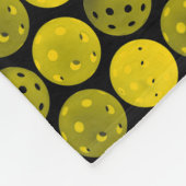 Couverture Polaire Boules de Pickleball, Boules de Pickleball Jaunes  (Coin)