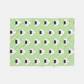 Couverture Polaire Boules de riz de Kawaii Onigiri (Devant (Horizontal))