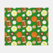 Couverture Polaire Boules de sport (Devant (Horizontal))