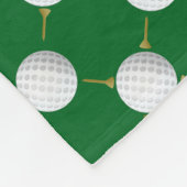 Couverture Polaire Boules et tee - shirt de golf sur le vert (Coin)
