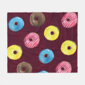 Couverture Polaire Boulons de rubis : Motif imperméable. (Devant (Horizontal))