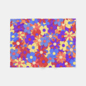 Couverture Polaire Bouquet bouillonnant Blanche en polaire (Devant (Horizontal))