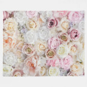 Couverture Polaire Bouquet de fleurs (Devant (Horizontal))