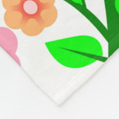 COUVERTURE POLAIRE BOUQUET DE FLEURS (Coin)