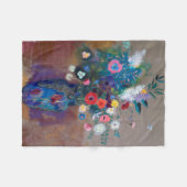 Couverture Polaire Bouquet de fleurs, Redon (Devant (Horizontal))