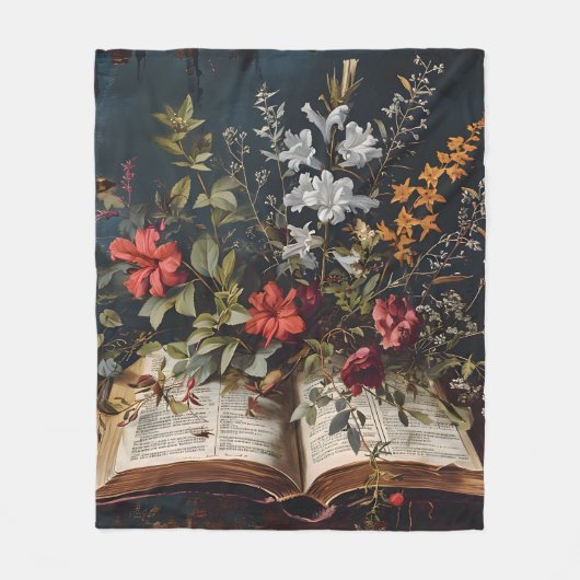 Couverture Polaire Bouquet divin (Devant)