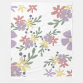Couverture Polaire bouquete (Devant)
