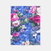Couverture Polaire Bouquets avec des roses (Devant)