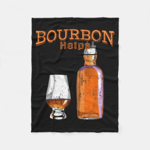 Couverture Polaire Bourbon aide à boire de l'alcool amusant