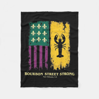 Couverture Polaire Bourbon Street Fort New Orleans Fierté Écureuil M