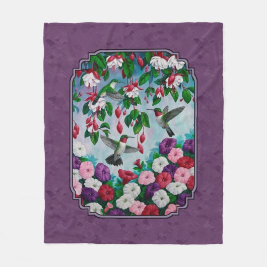 Couverture Polaire Bourdon et Flower (Devant)