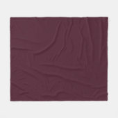 Couverture Polaire Bourgogne framboise, Bourgogne solide (Devant (Horizontal))