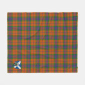 Couverture Polaire Bourse écossaise d'Edinchat Tartan Plaid (Devant (Horizontal))
