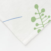 Couverture Polaire Bouteille de parfum motif sans soudure et texte aq (Coin)