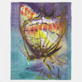 COUVERTURE POLAIRE BOUTEILLE MAGIQUE EN BLEU (Devant)