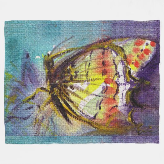 COUVERTURE POLAIRE BOUTEILLE MAGIQUE EN BLEU (Devant (Horizontal))