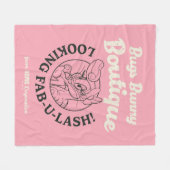 Couverture Polaire Boutique BUGS BUNNY™ - Fab-U-Lash à l'air ! (Devant (Horizontal))