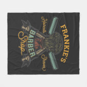 Couverture Polaire Boutique de coiffure personnalisée Boutique de coi (Devant (Horizontal))