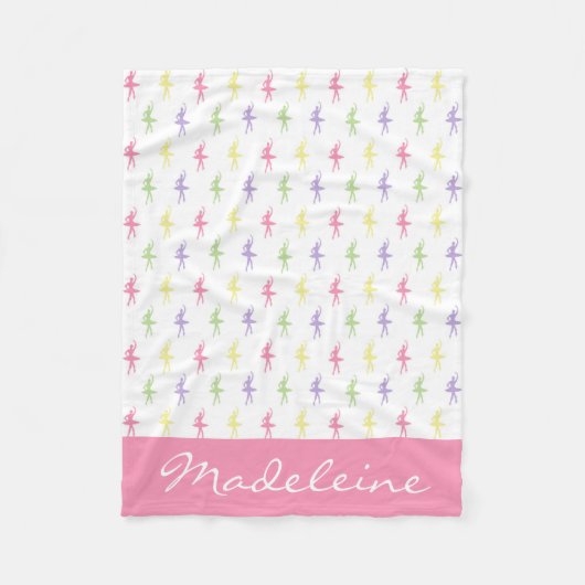 Couverture Polaire Boutique sucrée Ballerinas Personnalisé (Devant)