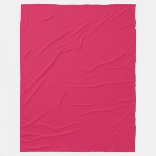 Couverture Polaire Bouton à lèvres (couleur solide) Crimson (Devant)