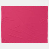 Couverture Polaire Bouton à lèvres (couleur solide) Crimson (Devant (Horizontal))