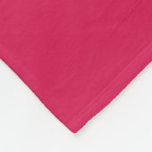 Couverture Polaire Bouton à lèvres (couleur solide) Crimson (Coin)