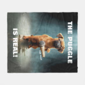 Couverture Polaire Bouton de la musique à gâcher (Devant (Horizontal))