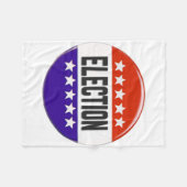 Couverture Polaire Bouton Élection (Devant (Horizontal))
