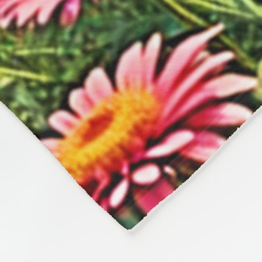 Couverture Polaire Bouton Fleur sauvage vibre Joy Design (Coin)