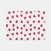 Couverture Polaire Boutons d'amour (Devant (Horizontal))