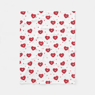 Couverture Polaire Boutons d'amour