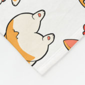 Couverture Polaire Bouts de corgi (Coin)