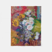 Couverture Polaire Bowl avec fleurs, Van Gogh (Devant)