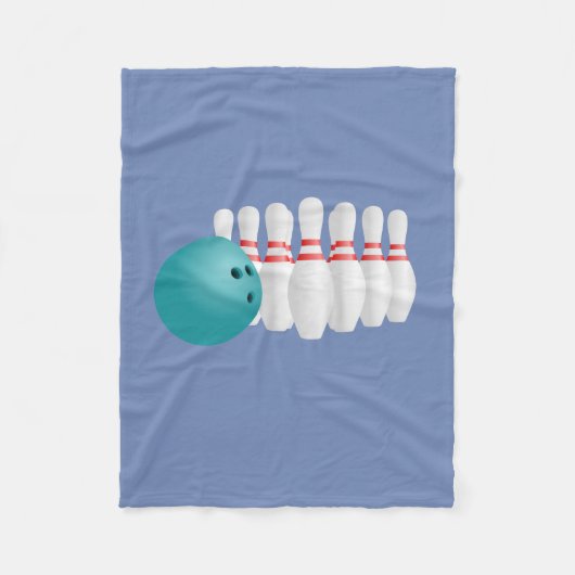 Couverture Polaire Bowling (Devant)
