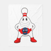 Couverture Polaire Bowling Bowling pin Bowling Bowling (Devant)