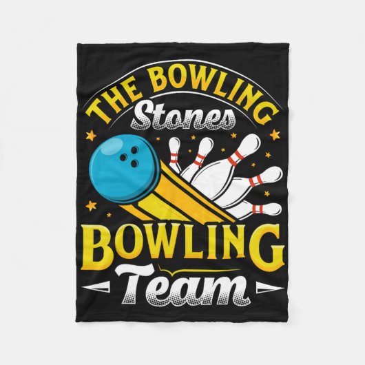 Couverture Polaire Bowling Bowling Stones Funny Bowlers Bowling L (Devant)