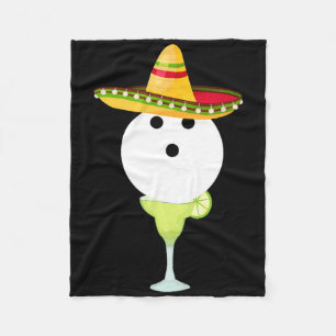 Couverture Polaire Bowling Byll Avec Sombrero Et Margarita Sport Cin