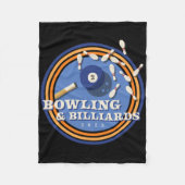 Couverture Polaire Bowling Et Billard - 2 Ll (Devant)