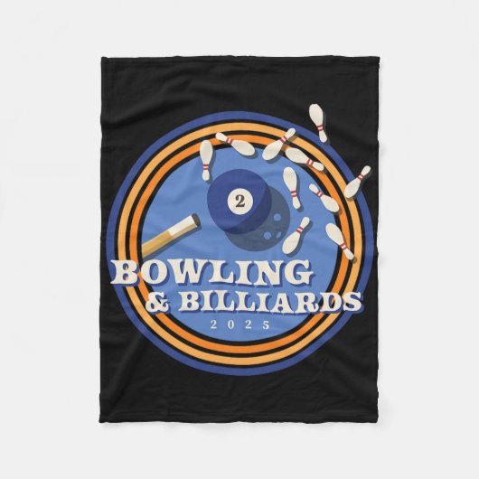 Couverture Polaire Bowling Et Billard - 2 Ll (Devant)