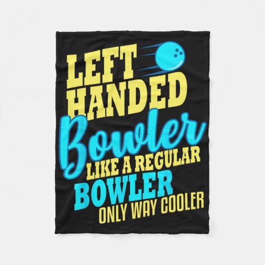 Couverture Polaire Bowling Gauche Handler Funny Team Bowler (Devant)