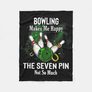 Couverture Polaire Bowling Me Rend Heureux Les Sept Épingles Pas Tant