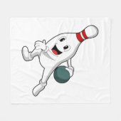 Couverture Polaire Bowling pin Bowling (Devant (Horizontal))