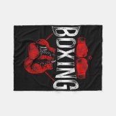 Couverture Polaire Boxe Boxe Vintage 2 (Devant (Horizontal))