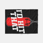 Couverture Polaire Boxe Je Frapperais Que Gants De Boxe Punching Bag (Devant (Horizontal))