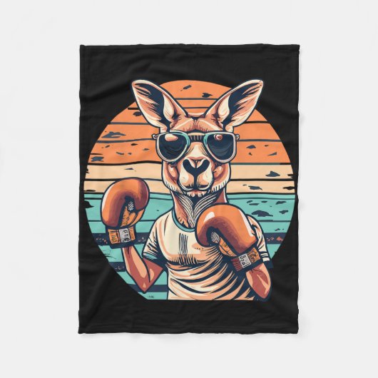 Couverture Polaire Boxe Roger Australian Kangaroo Boxer Kang (Devant)