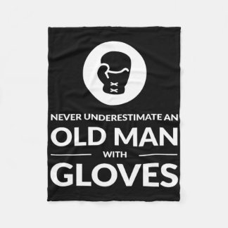 Couverture Polaire Boxer drôle Vieux Homme T-shirt Cadeau