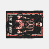 Couverture Polaire Boxer Fighter - Sparring Gants Boxer Skeleton Ta (Devant (Horizontal))