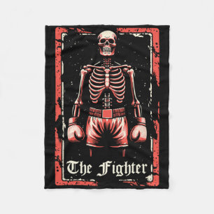 Couverture Polaire Boxer Fighter - Sparring Gants Boxer Skeleton Ta